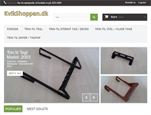 Tablet Screenshot of kvikshoppen.dk